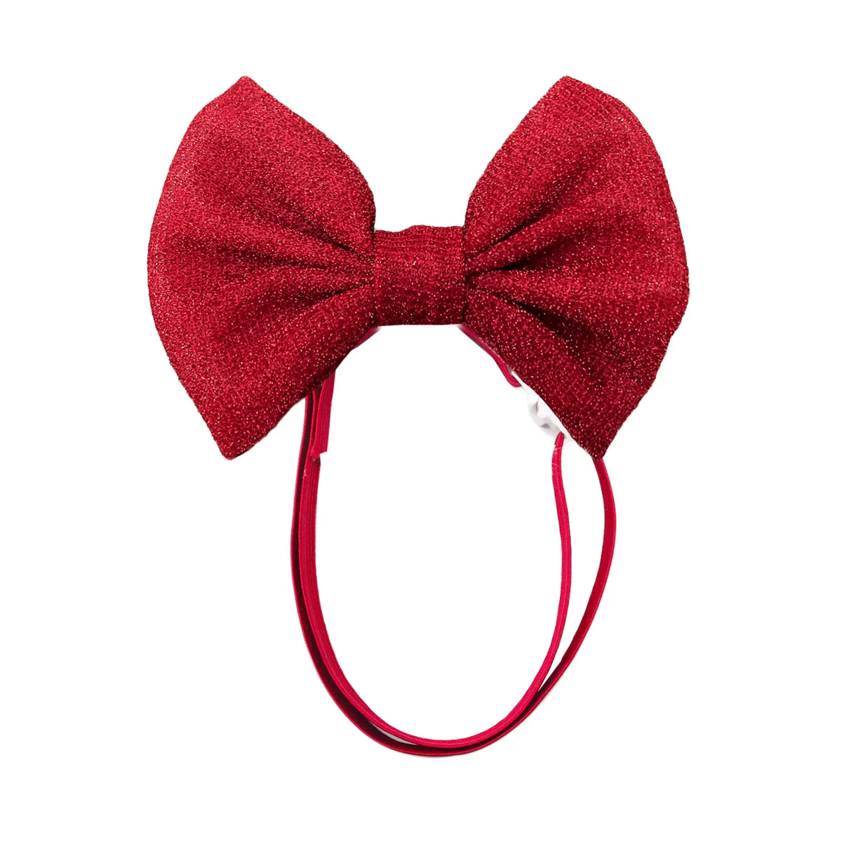 Adjustable Dog Bows Elastic Bands Head Puppy – 4 Colors