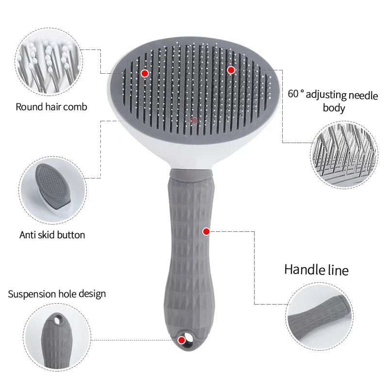 Pet Supplies Bath Brush For Long‑Hair Dog - ProPawPet.com