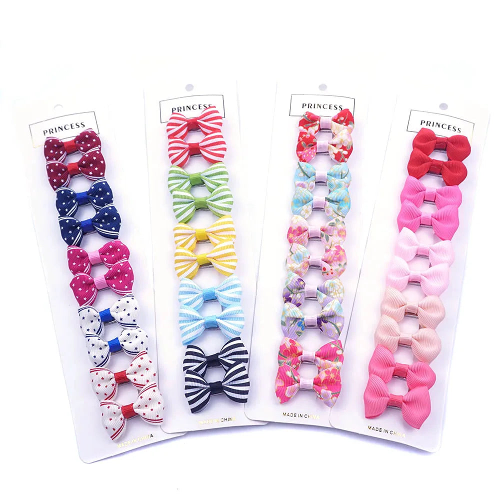 10pcs Easy-on Dog Hair Clips Diverse Styles - ProPawPet.com