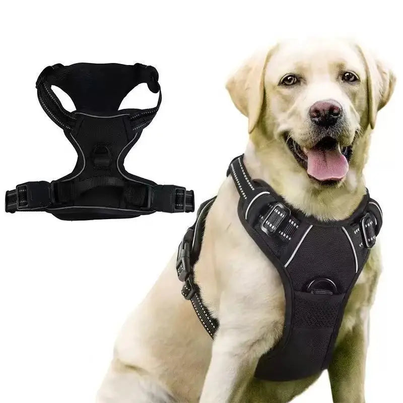 Reflective Adjustable Breathable Vest Chest - ProPawPet.com