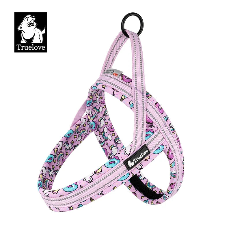 Truelove Floral Printing Mesh Padded Harness - ProPawPet.com