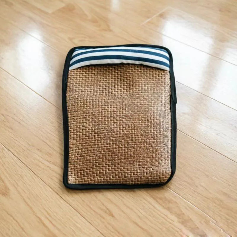 Summer Rattan Woven Mat Pet Pad Cotton Linen - ProPawPet.com
