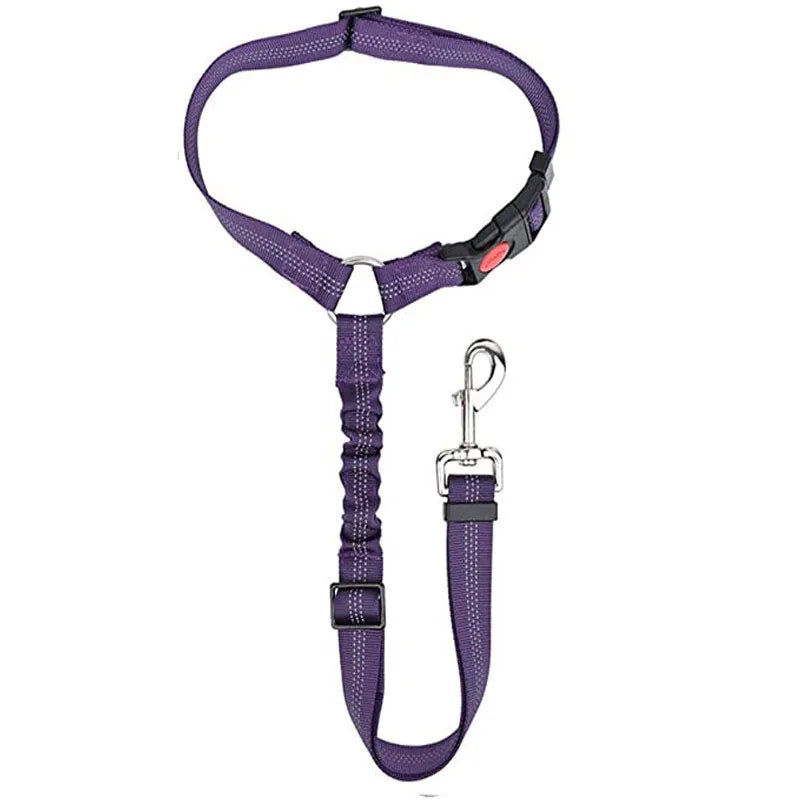 Reflective Dog Car Seat Belt Puppy Walking Travel Accessories – Dog Supplies