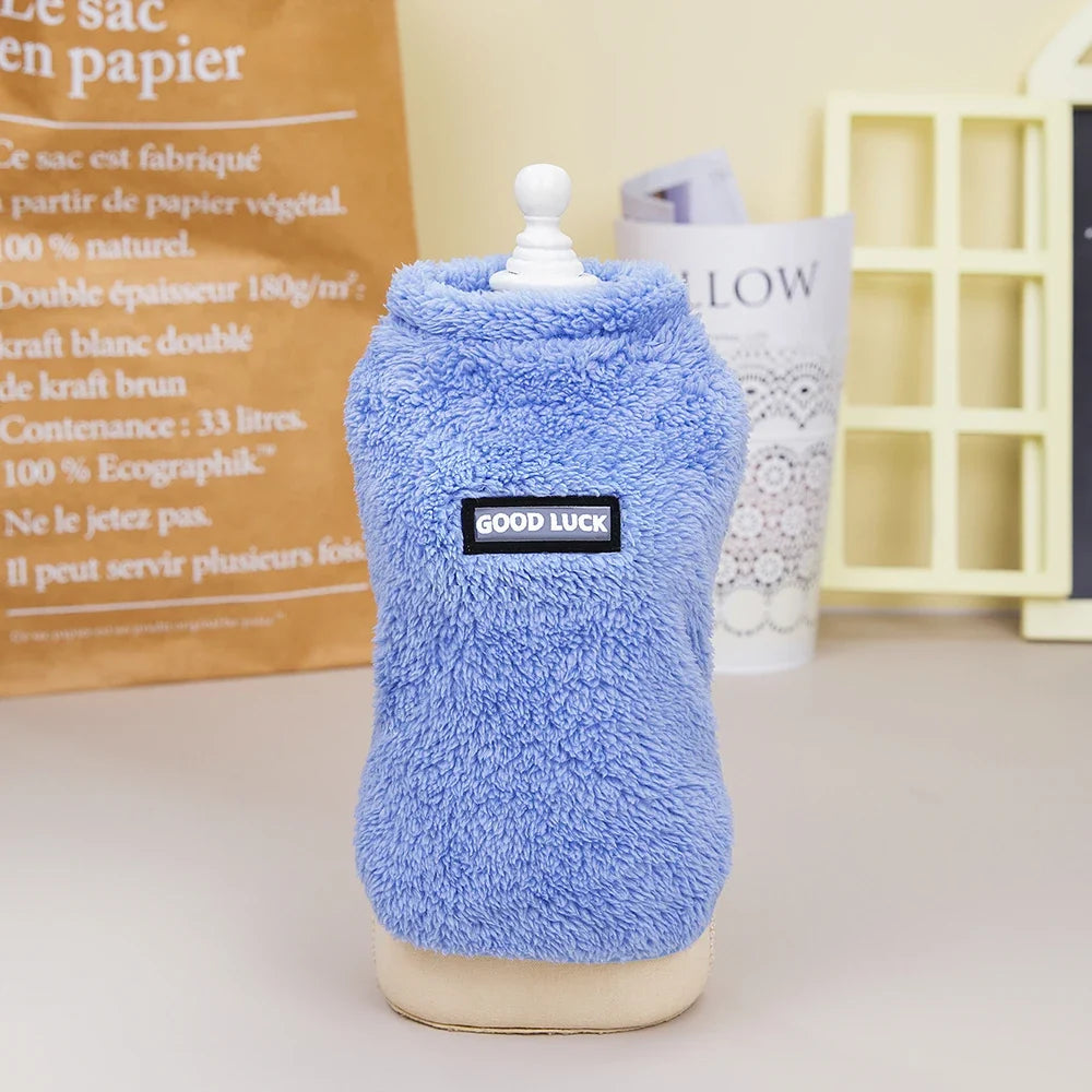 Warm Small Dog Clothes Soft Fleece Cat Dogs - ProPawPet.com