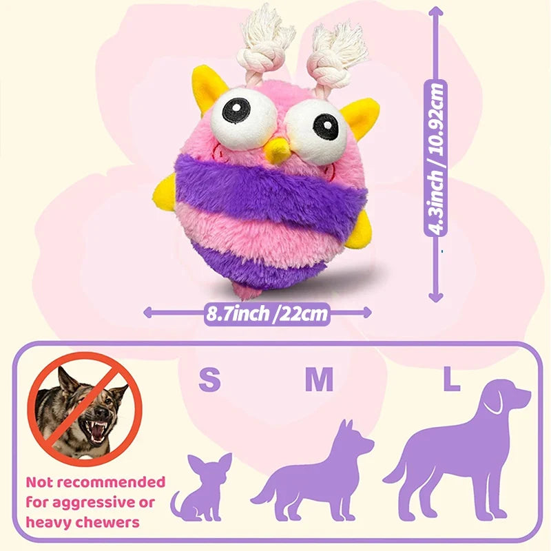 Cat & Dog Plaything,rechargeable Crinkle Chew Interactive Squeaky – 6 Colors
