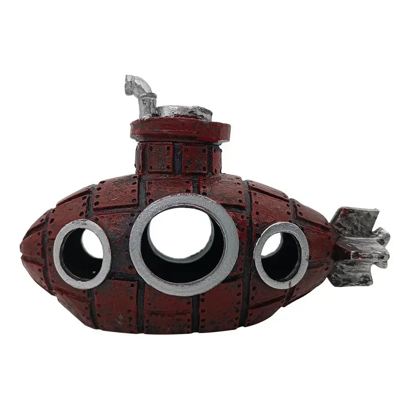 Resin Submarine Ornaments Aquarium Fish Tank - ProPawPet.com