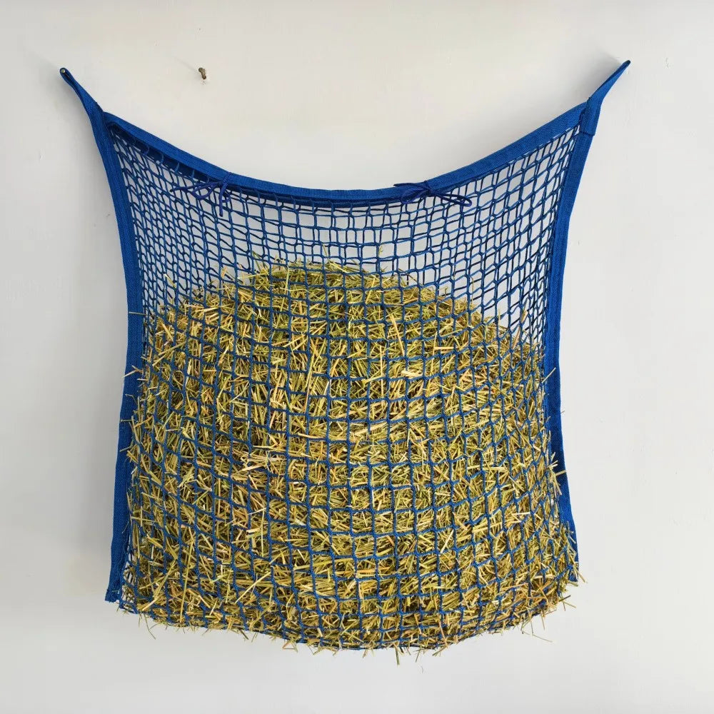 Square Mesh Hay Net Equine Horse Feeding Pouch