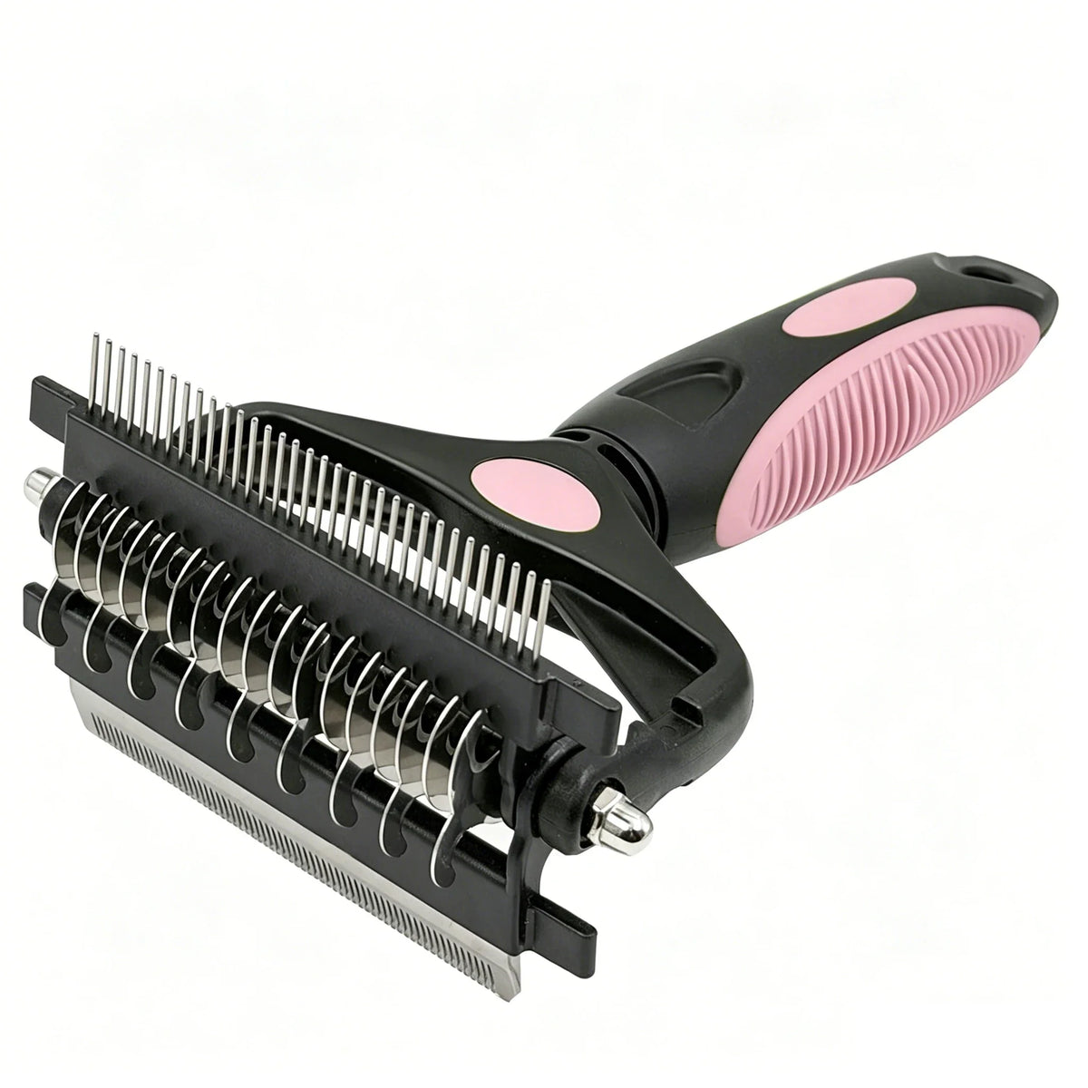3 in 1 Pet Grooming Hair Brush Dog Deshedding Remover Double – 5 Colors