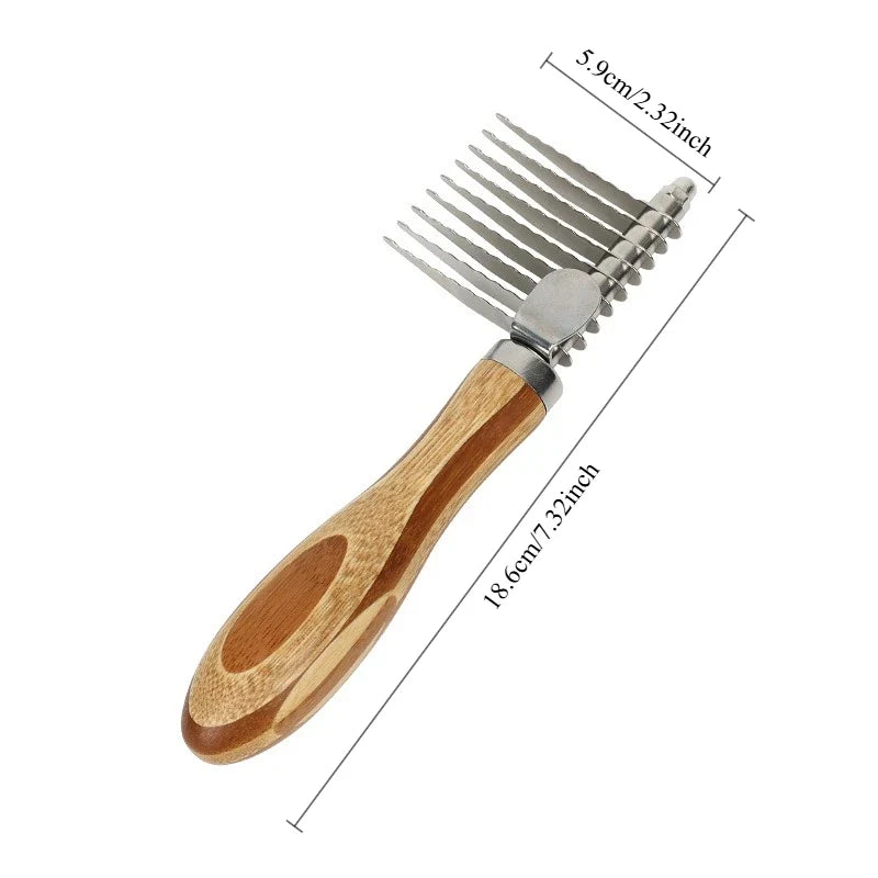Dog Grooming Comb Knife Brush – 3 Colors
