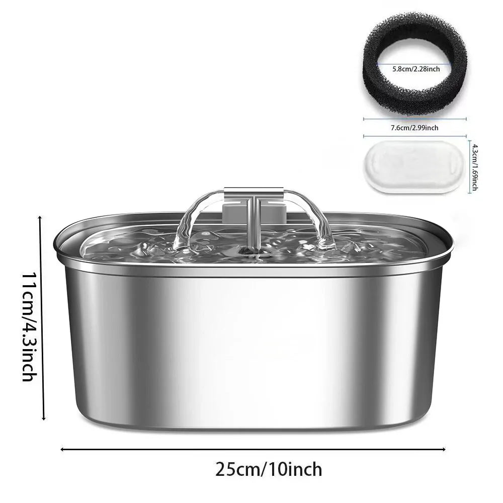 3.2L/108oz Automatic Cat Water Fountain - ProPawPet.com