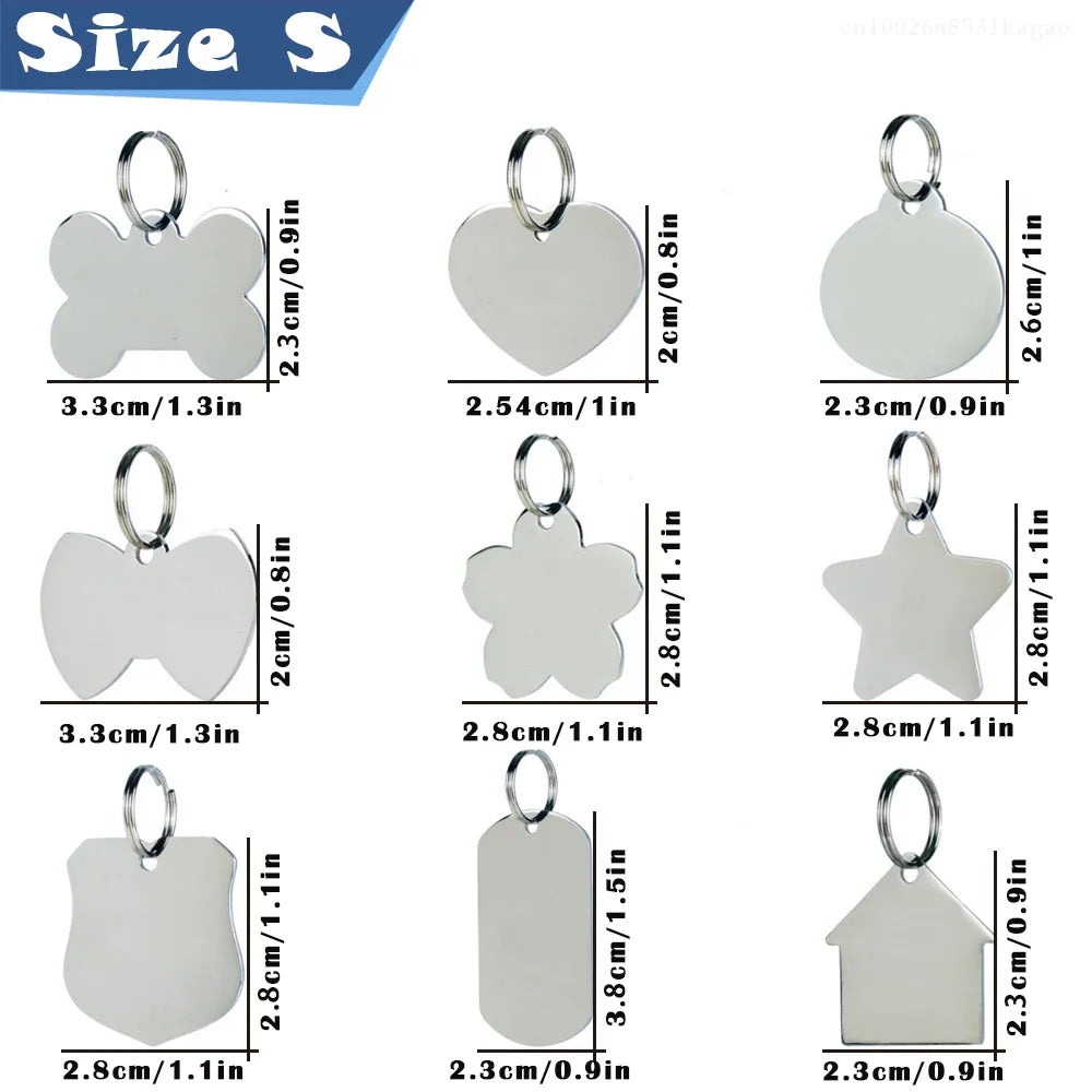 Personalized Dog Nameplate Cat Name ID Tags - ProPawPet.com