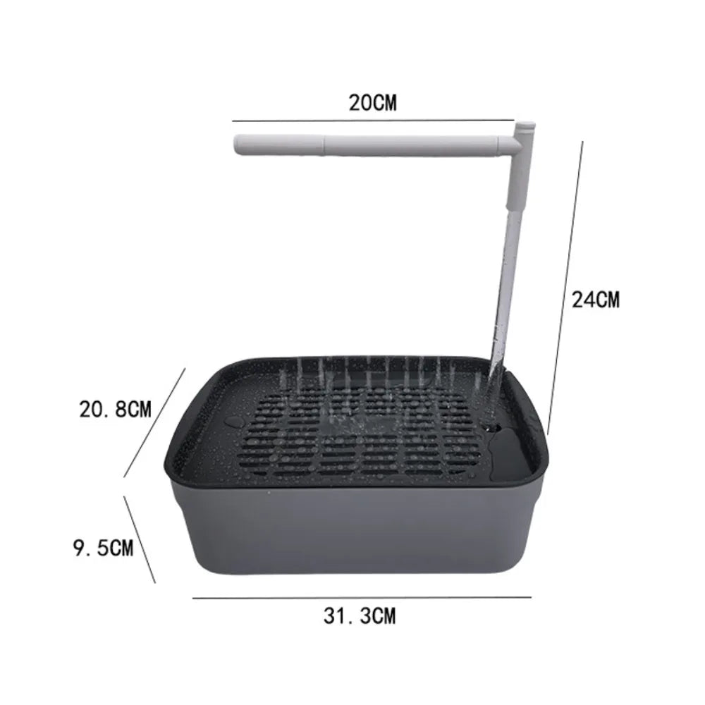 Automatic Parrot Bird Bath Tub USB Electric Pet Circulating – 3 Colors