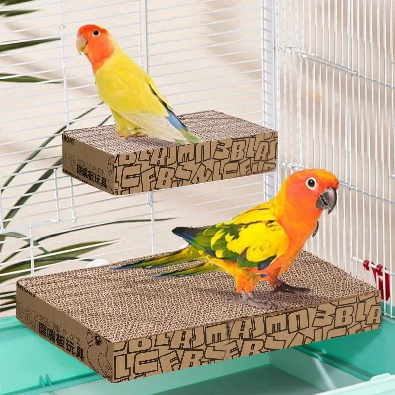 Thickened Cardboard Parrot Platform Beak - ProPawPet.com
