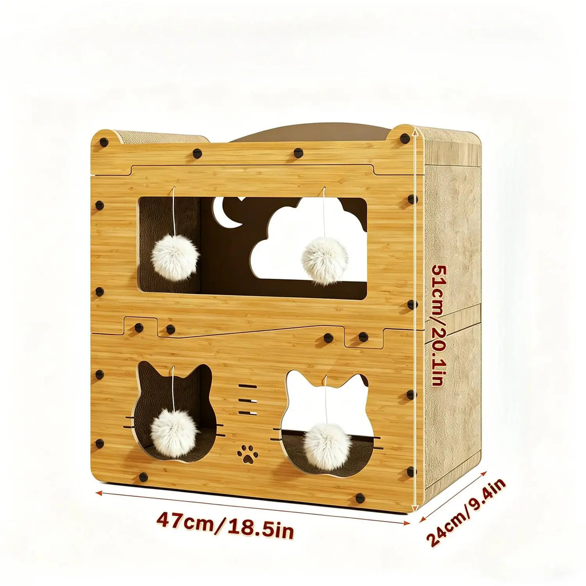 Extra Large Multi-Layer Cat Scratcher Bed - ProPawPet.com