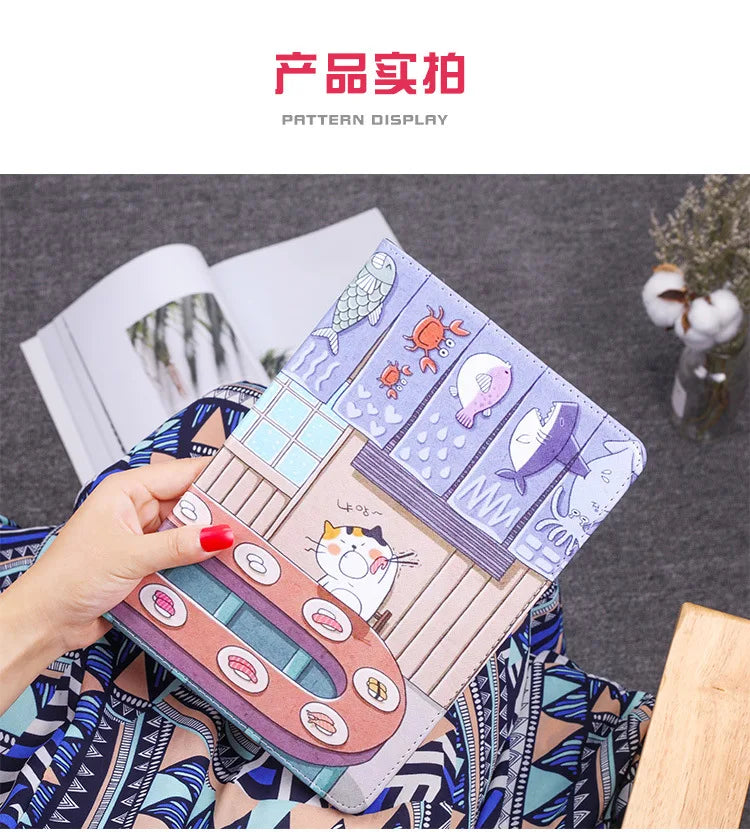 For iPad Air 11 Case M3 2025 Cartoon Animals - ProPawPet.com