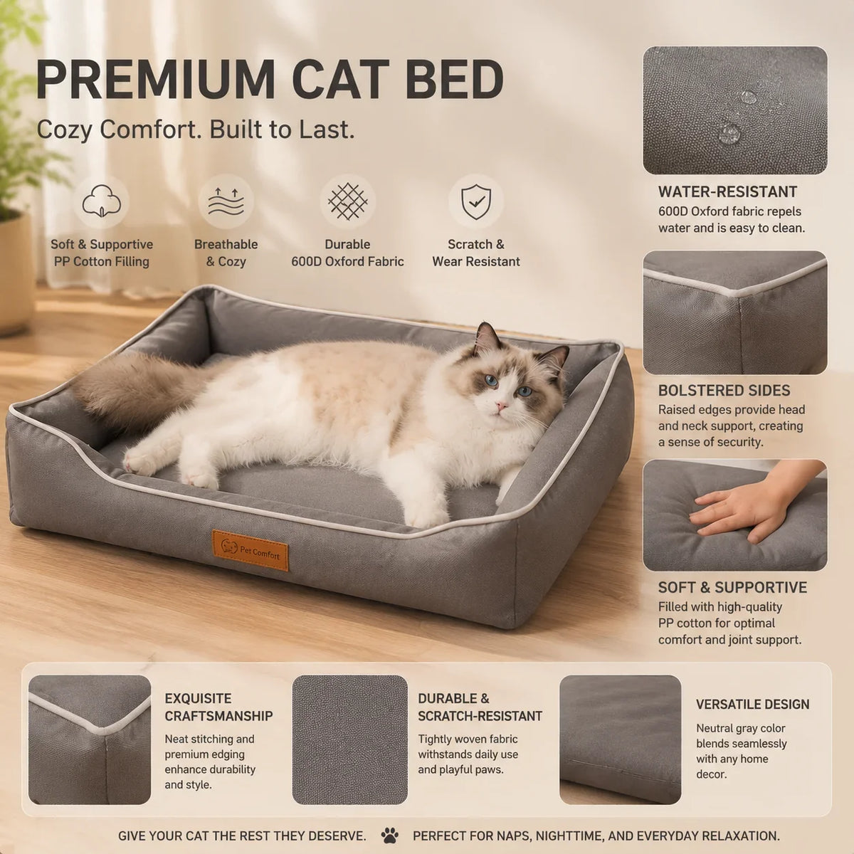 Dog Bed for Large Dog Mattress Four Season - ProPawPet.com