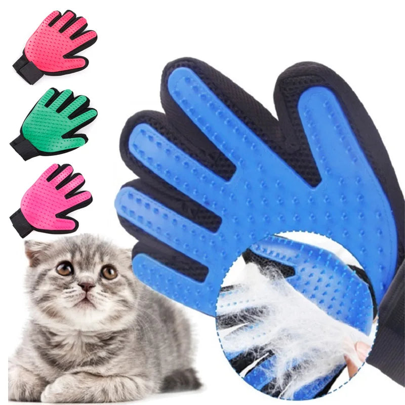 Pet Hair Remover Gloves Cat Dog Massage - ProPawPet.com