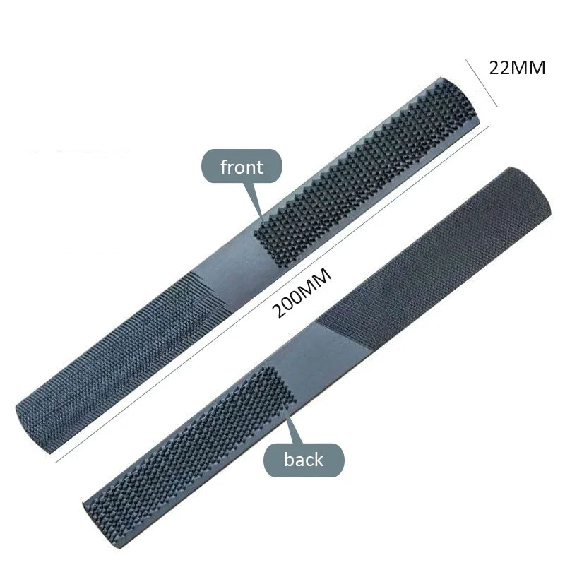 Wood Horseshoe File Anti-slip Handle Double Side Carbon Steel Hoof