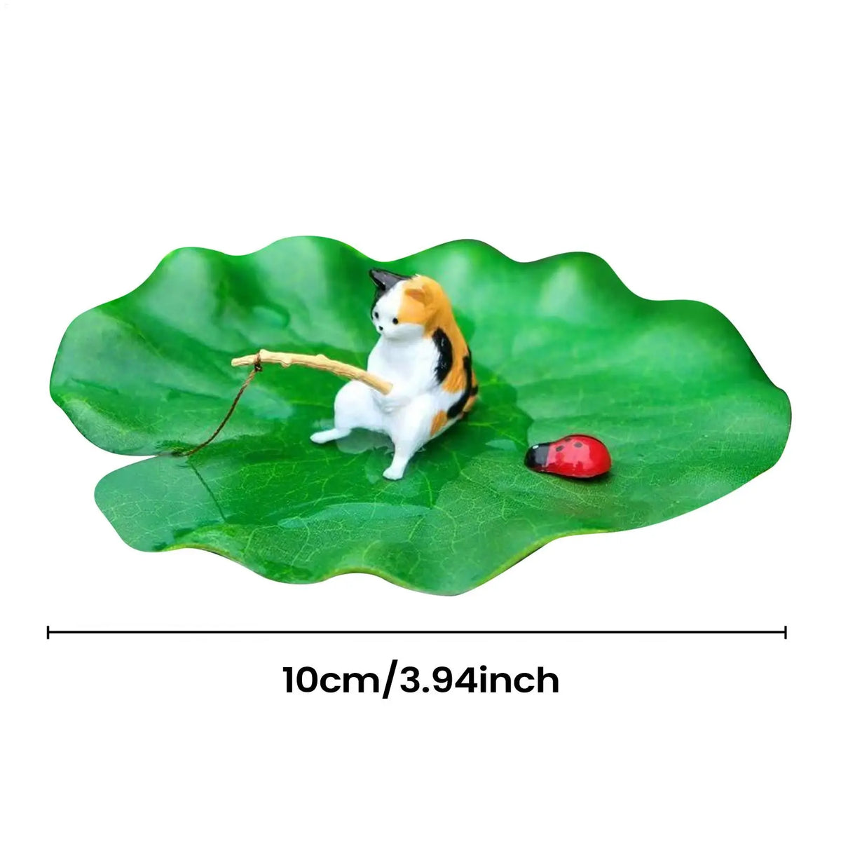 Cat Fishing on Floating Lily Pad Cat Fishing - ProPawPet.com