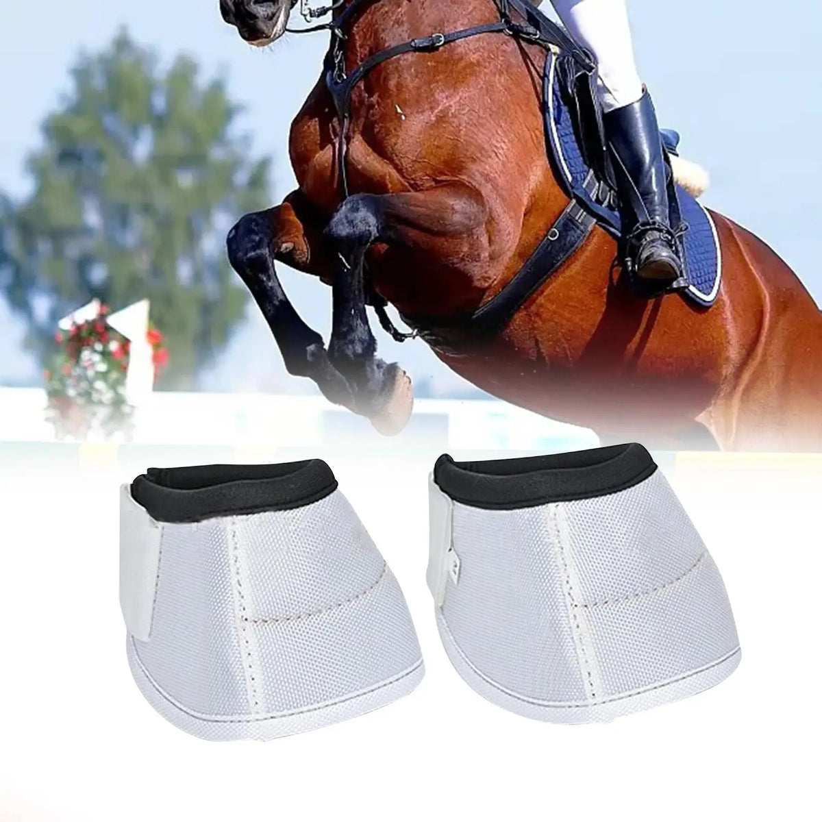 Horse Bell Boots Care with Loop Closure Lightweight Easily – 3 Colors