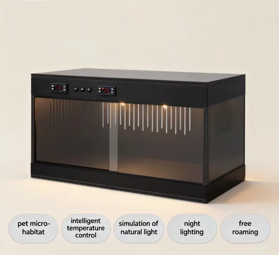 Reptile Lounge Habitat with Glass Sliding - ProPawPet.com