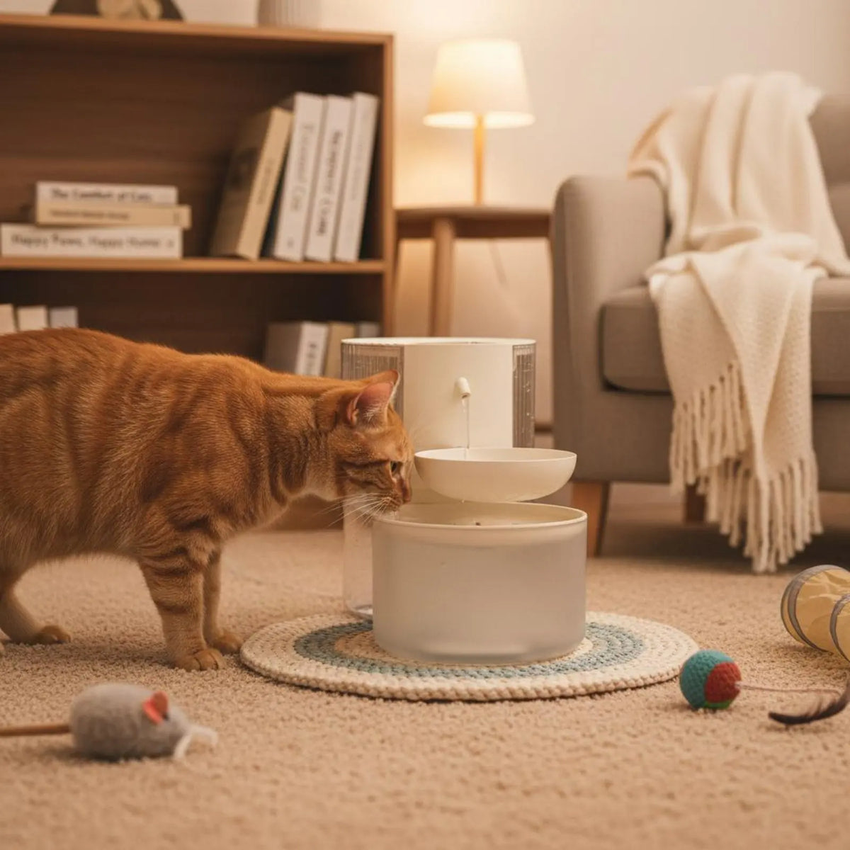 Clean Water Separator Fountain Rechargeable - ProPawPet.com