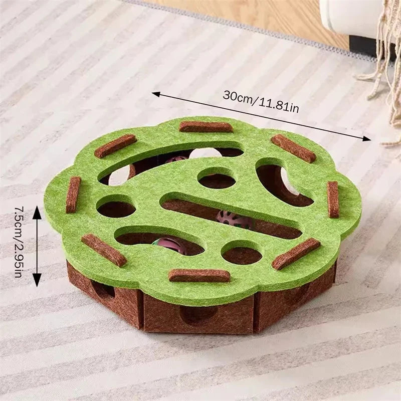 Cat Puzzle Toy Felt Box – Cat Supplies