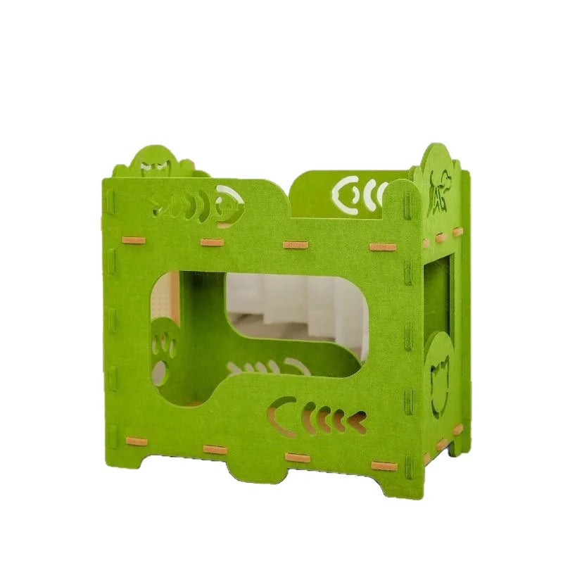 2-Layer Felt Cat House Indoor - ProPawPet.com
