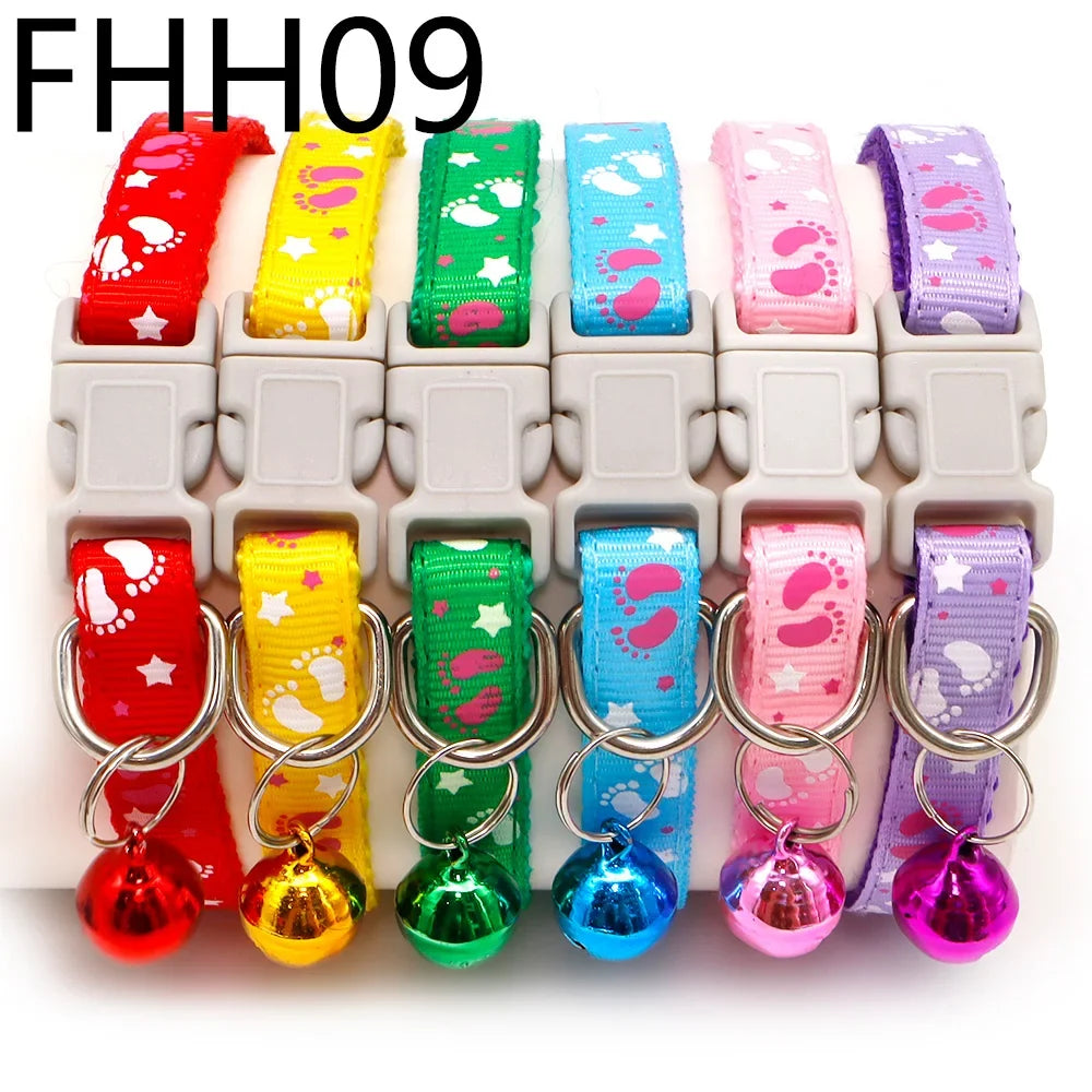 12Pcs Collars Cute with Bells Pet Necklace - ProPawPet.com