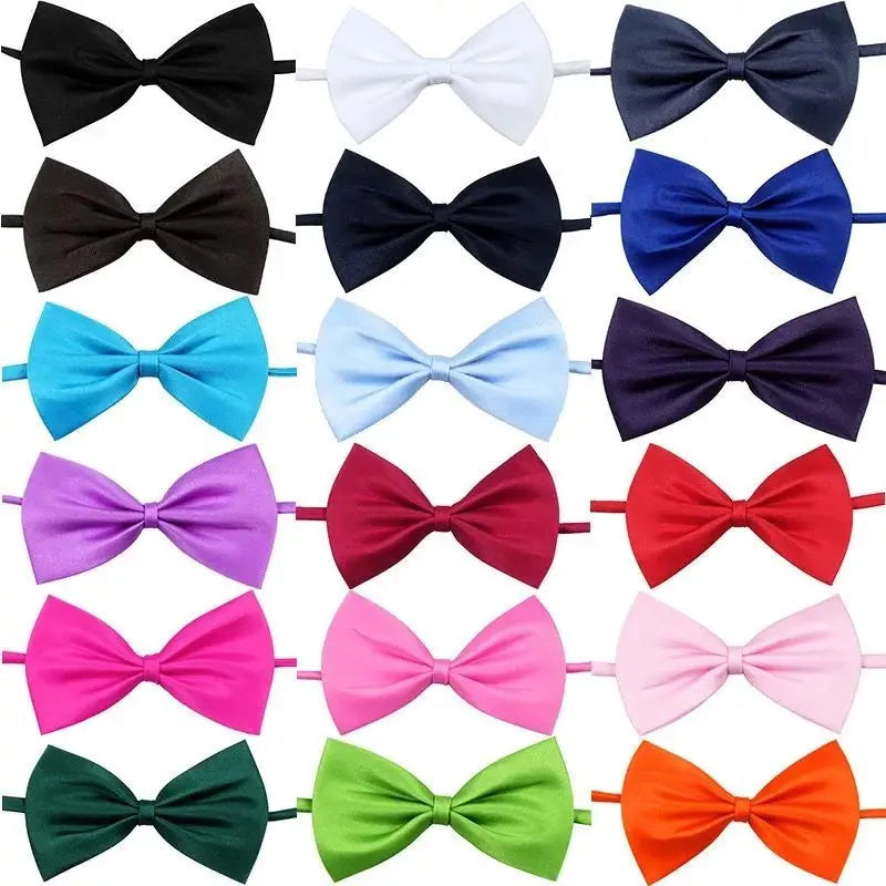 50pcs Mix Color Bow Ties Bowknot for Dogs - ProPawPet.com