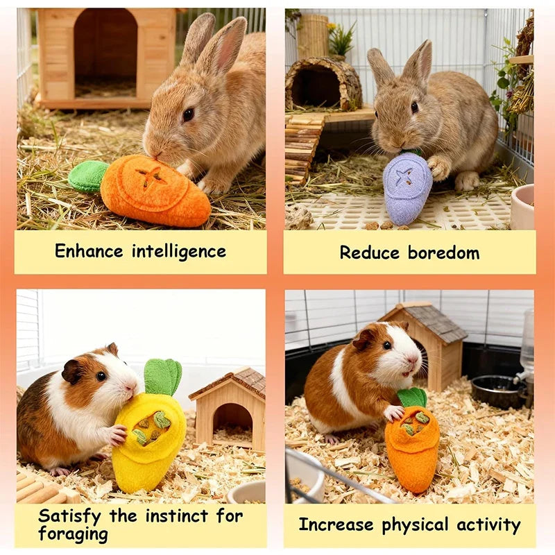 Rabbit Foraging Toy Washable Puzzle Feed - ProPawPet.com