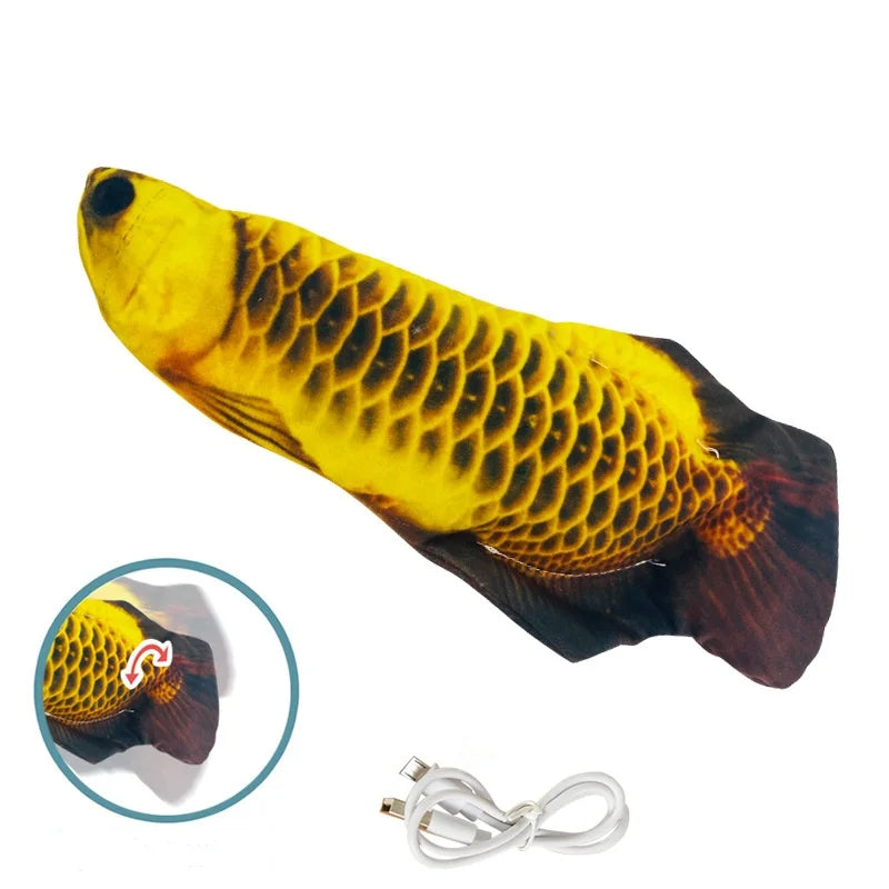 Cat Toys Fish USB Charger Interactive Electric Floppy – Aquarium Supplies