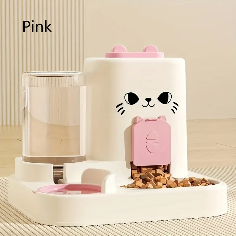 Pet Large-capacity Feeder Integrated Automatic Water Dispenser – 4 Colors