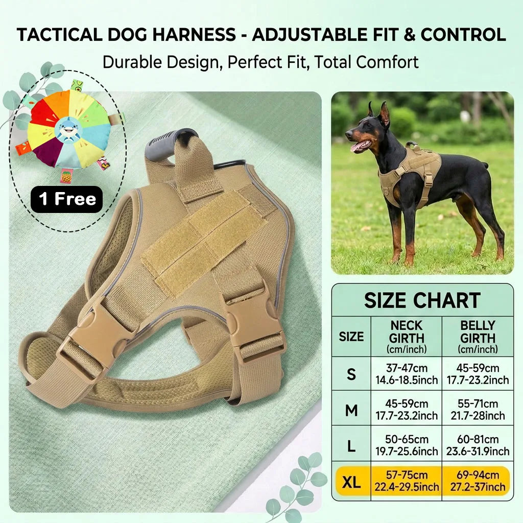 Tactical Dog Harness for Large Dogs No Pull - ProPawPet.com