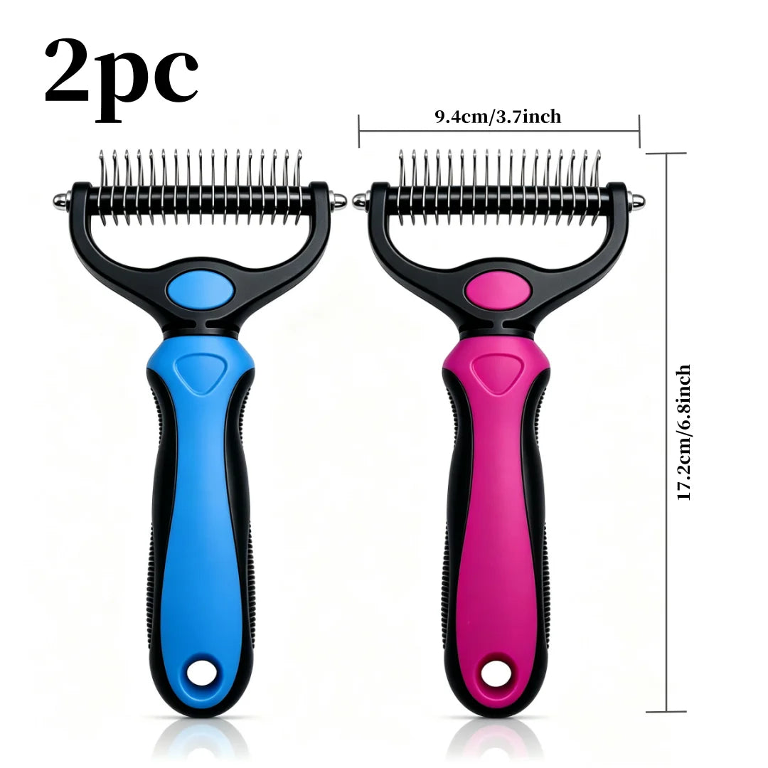 Pet Hair Removal Comb – Dog Grooming Brushes & Combs