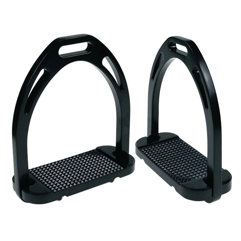 Metal Horse Riding Stirrups with Rubber Pad – 4 Colors