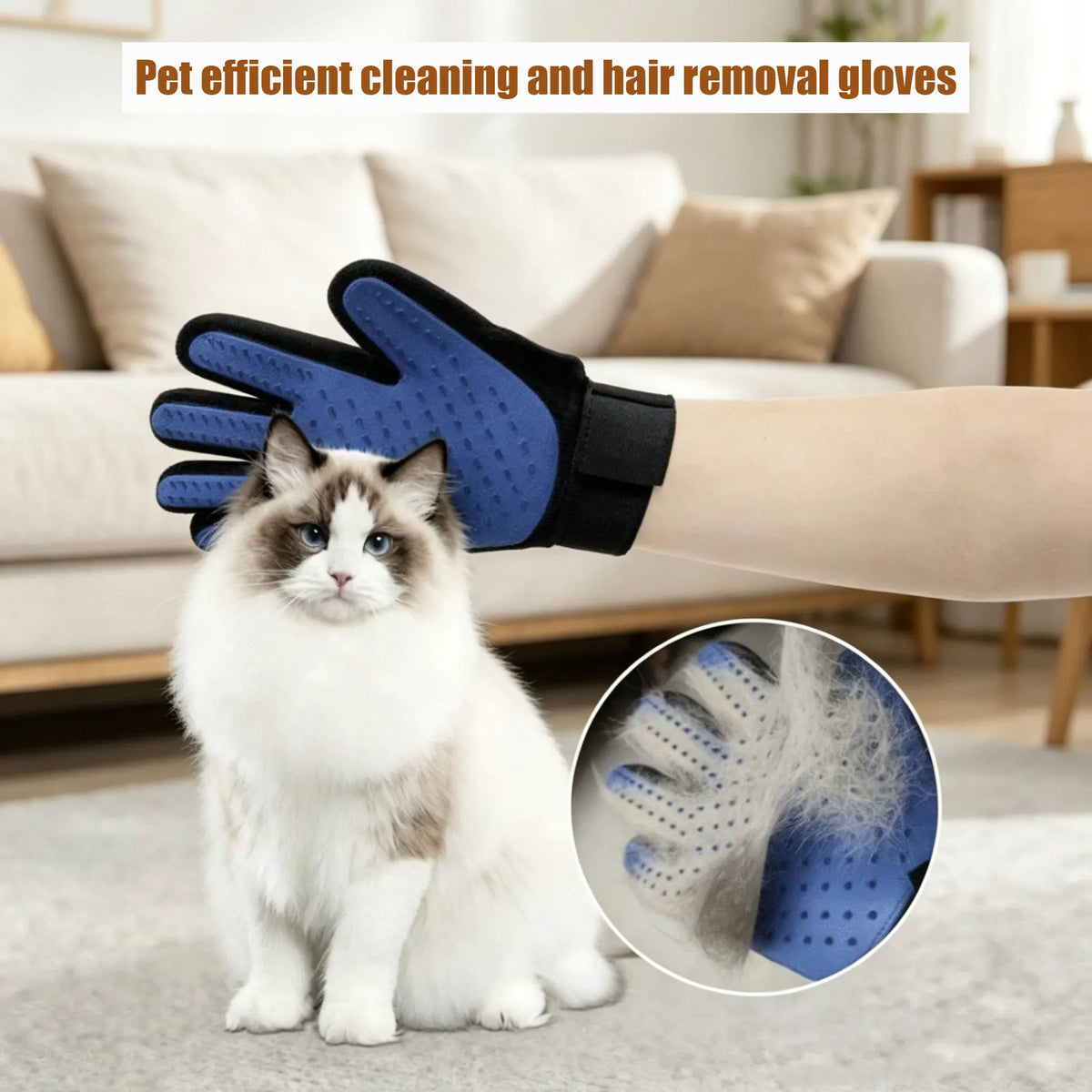Pet Hair Glove Comb Pet Dog Cat Grooming - ProPawPet.com