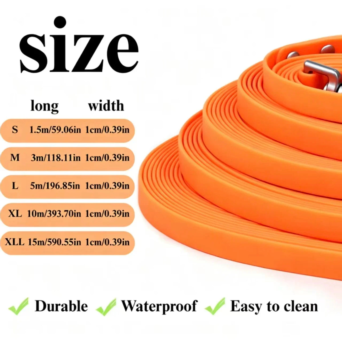 Studded Rivet PVC Dog Leash Waterproof - ProPawPet.com