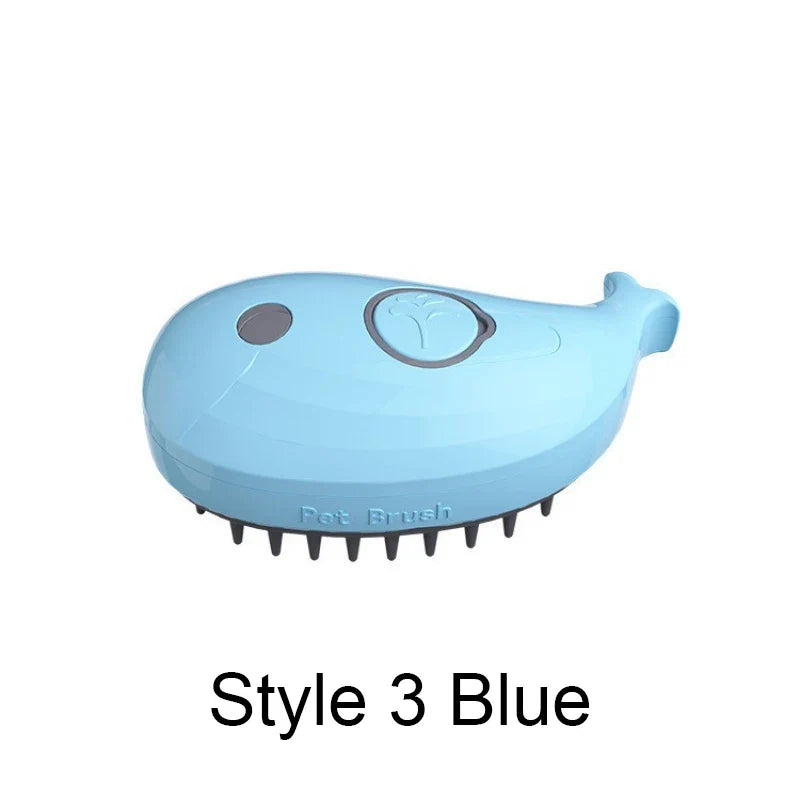 Steamy Brush Electric Spray Cat Hair Brush - ProPawPet.com
