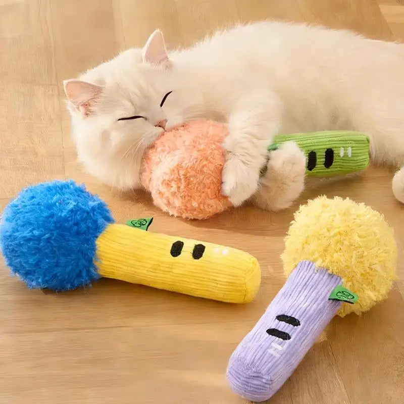 Interaction Plush Cats Teaser Wand with - ProPawPet.com