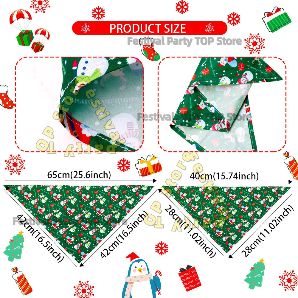 Christmas Dog Bandana Christmas Pet Supplies - ProPawPet.com