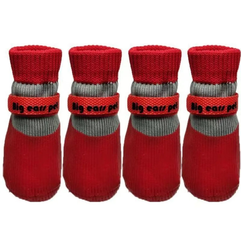 4PCS Cute Waterproof Winter Dog Shoes Warm - ProPawPet.com