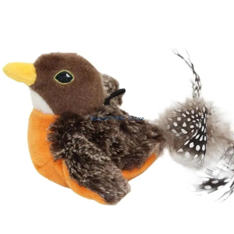 Electric Flapping Bird Toy Cats Interactively Sound Exercise – 2 Colors