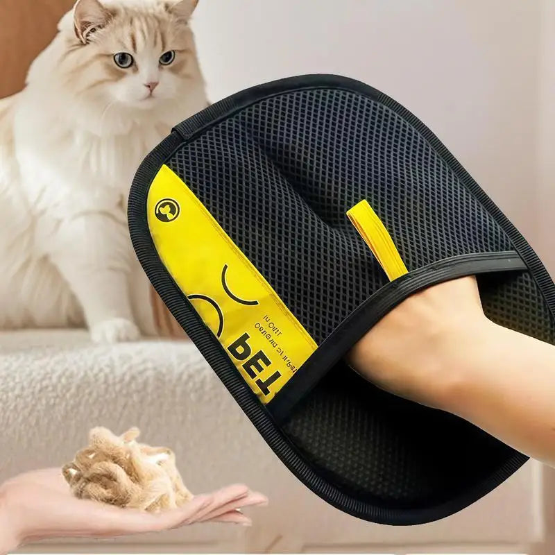 2 in 1 Pet Hair Removal Mitts for Cats Dogs - ProPawPet.com