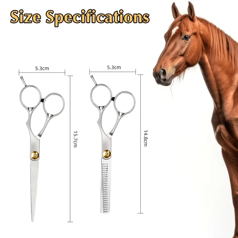 Horse Grooming Tool Set Stainless Steel Fine - ProPawPet.com