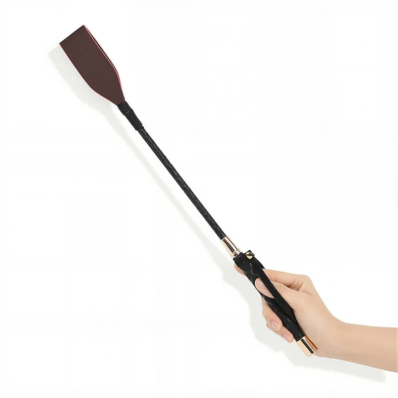 45cm Metal Inlay Handle Thermochromic Color Faux Leather Top for Horses