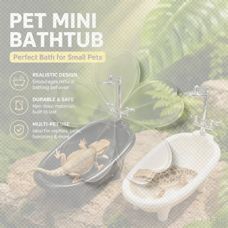 Mini Reptile Bathtub Burr Free Safe Edges - ProPawPet.com