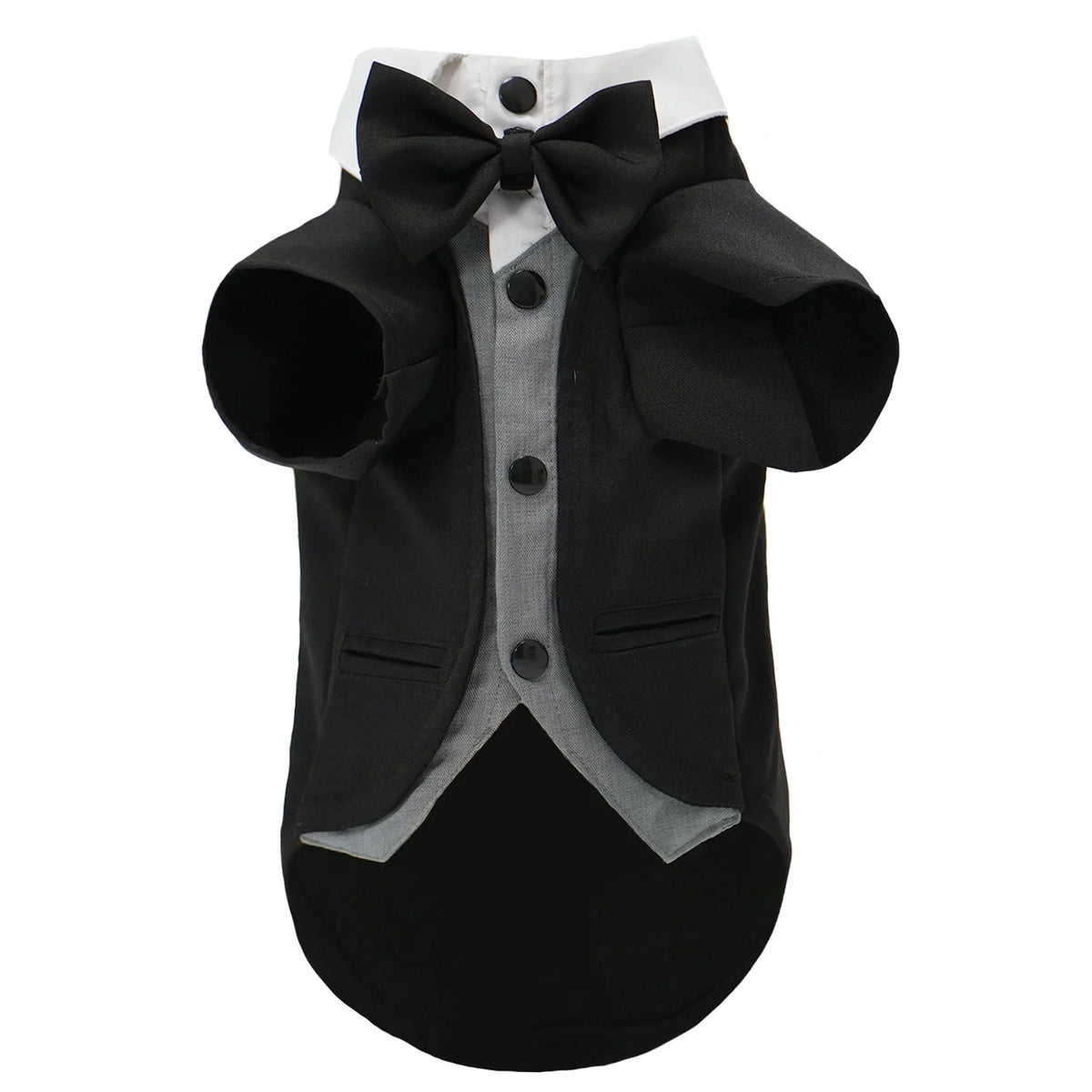 Dog Tuxedo Wedding Suit Shirt with Bow Tie, - ProPawPet.com