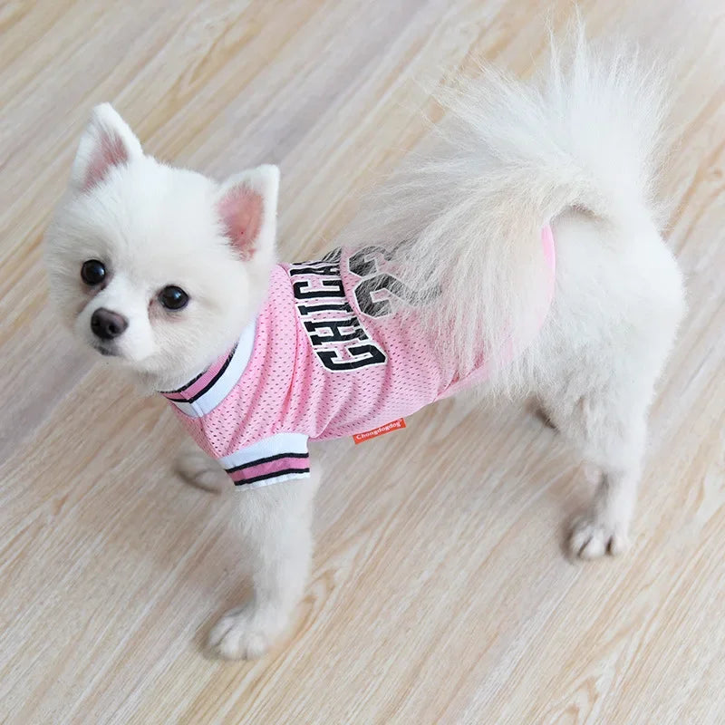 Dog Basketball Jersey Clothes Boy Girl Dog - ProPawPet.com