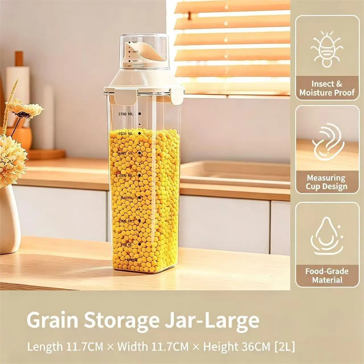 1kg 2kg 2.5kg 3kg Moisture Proof Vacuum Pet Food Storage – Cat Supplies